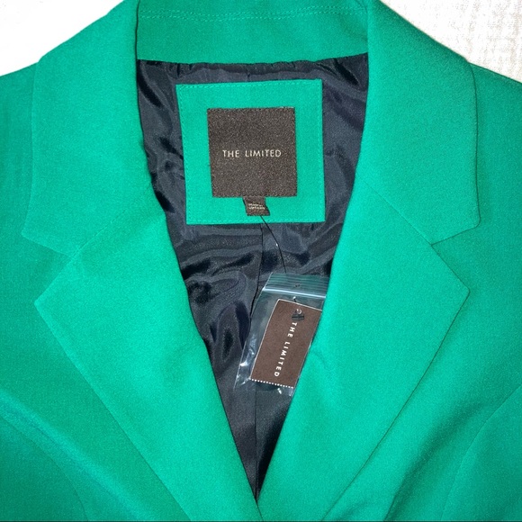 New with Tags “The Limited” Blazer in Green, size Medium - Picture 4 of 5